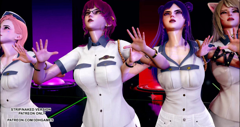 3D-Hentai Games: Itzy - Aspirante a dança quente de kpop KDA Ahri Akali...
