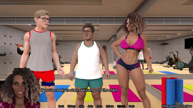 Studio-77: Sexbot steph Route # 1 gameplay porno animato - ragazza bollente di razza...