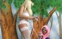 Project Femdom: Kinky mogen dom beordrar sin slav klädd att äta smuts