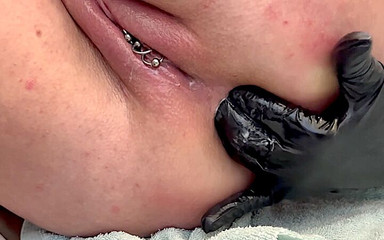 Aqua Pola: Anale a 3 dita masturbarsi e buco del culo lavorando e...