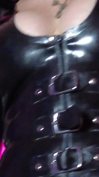 Eva Latex Rubber Dress Solo Mistress Femdom BDSM MILF
