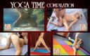 My secret diary (REGINA NOIR): Compilation de yoga à poil. Une femme en culotte pratique le...