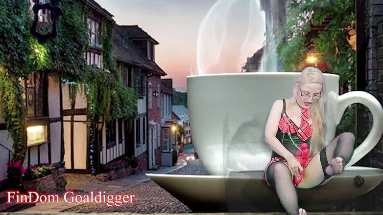 FinDom Goaldigger: Polizaj swoją lekcję kutasa