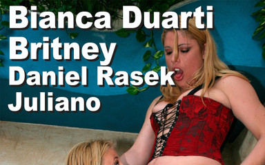 Picticon Tranny: Bianca Duarti & Britney & Daniel Rasek & Juliano Four-Way BBGT