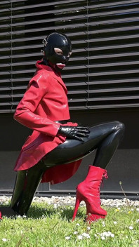 Roter Latex Im Frühling