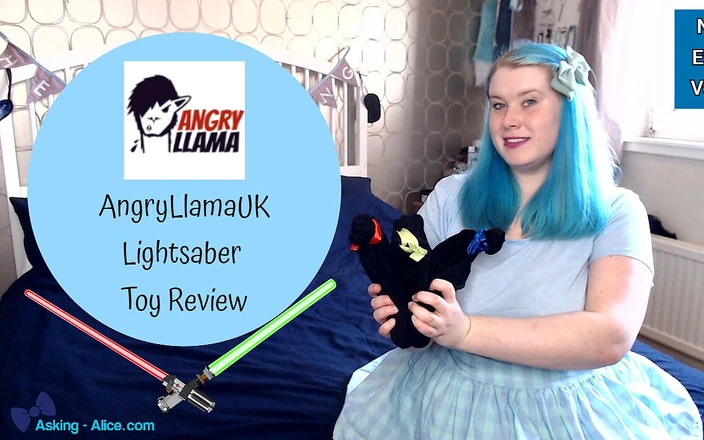 Alice_Mayflower_Scottish: Full video - NSFW AngryLlamaUK lightsaber toys review