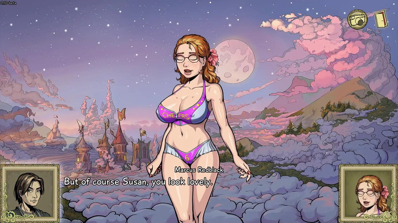 LewdArcade: 순진한 마녀 Susan Bones 누드 컬렉션 [01부] + 다운로드