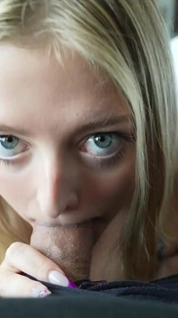 Blonde Babe Enjoying Morning