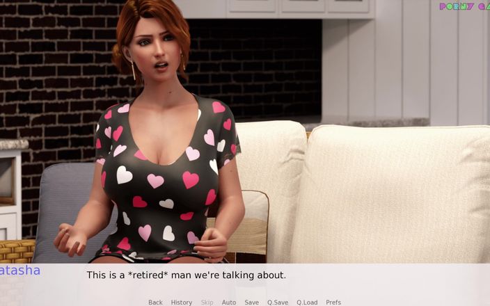 Porny Games: Natasha Niegrzeczna żona przez Archimedescompany - Teściowa Uwodzi napalonego starego sąsiada 10