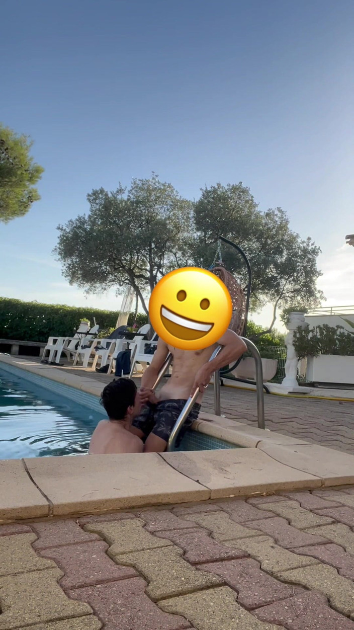 Gabriel Loma: Pool Party and Fun on the Staircase
