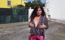 Blowjob Cumshot Sex Inside Fuck Cum: Extreme Girl Is Playing with Her Boobs on Public Street!