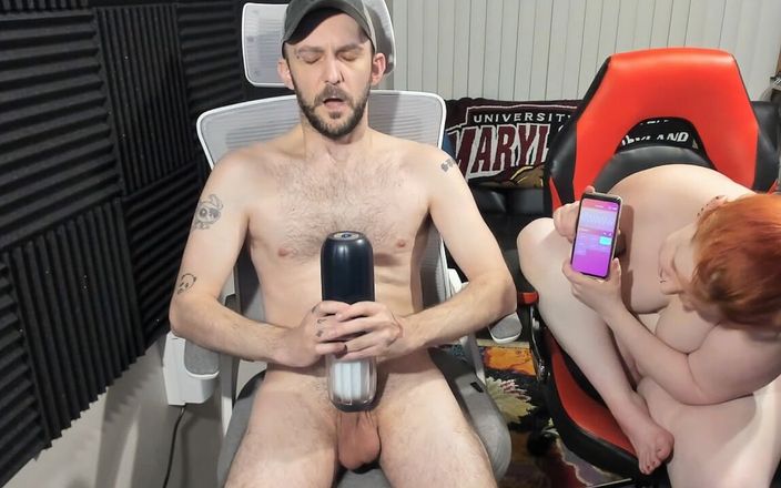 Sin Spice by Sophia Sinclair and Jasper Spice: Svakom Alex Neo 2 mannelijke masturbator uitpakken en gecontroleerd orgasme
