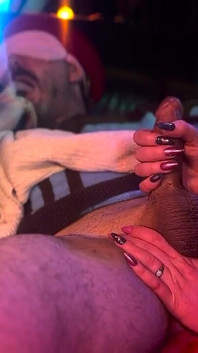 Step Mommy Gives Handjob