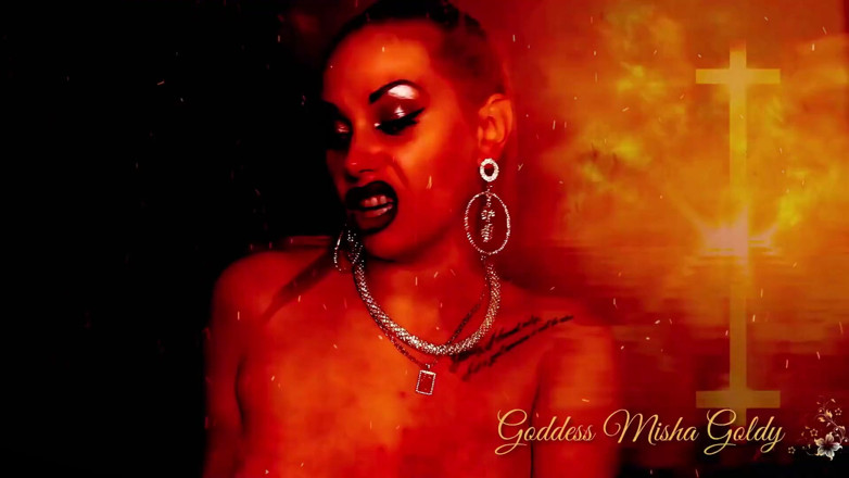 Goddess Misha Goldy: Mesmerizing anti-religious ASMR! Give your soul and your body to...