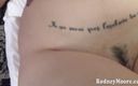 Rodney Moore: Huge tits Arabelle Raphael licks cum off of her tits