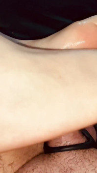 Beautiful footjob 2