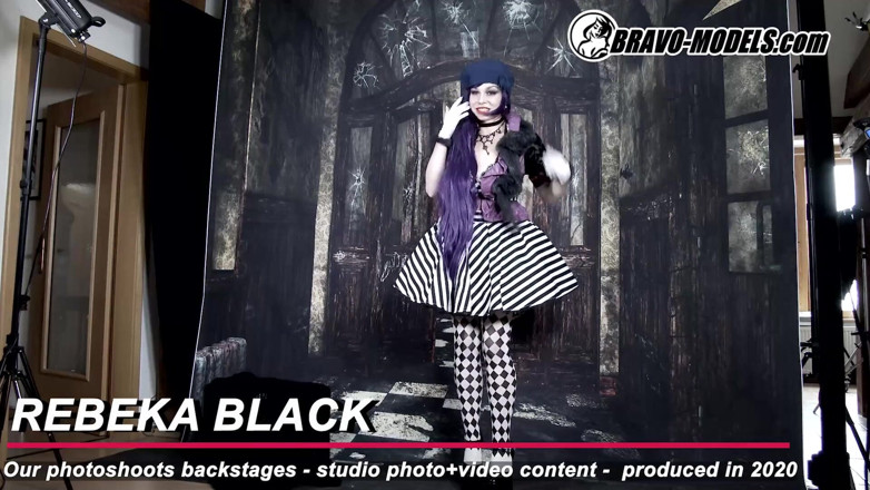 Bravo Models Media: 386-Backstage sesja zdjęciowa Rebeka Black - Dorosły