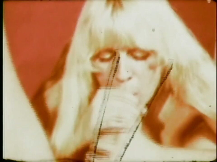 Vintage Usa: Klasický blonďatý kočička kouří velké péro do kundičky