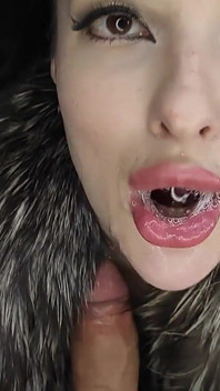 Bukkake with Big Mess on My Fur Coats