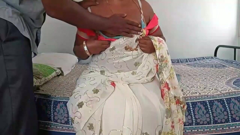 Luxmi Wife: Step Son Fuck Step Mom White Saree - Ep 2
