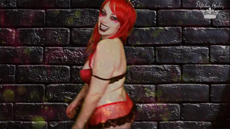 Goddess Misha Goldy: Curse from demoness to not cum never! Get your last...