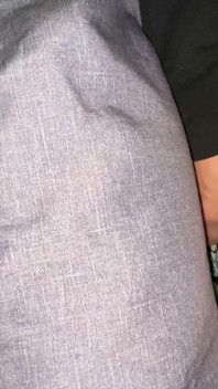 She Grabs the Penis of a Stranger with a Huge Erection.