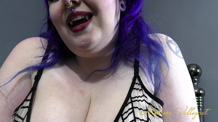 Mxtress Valleycat: Örümcek kraliçe akşam yemeğinde seni yiyor