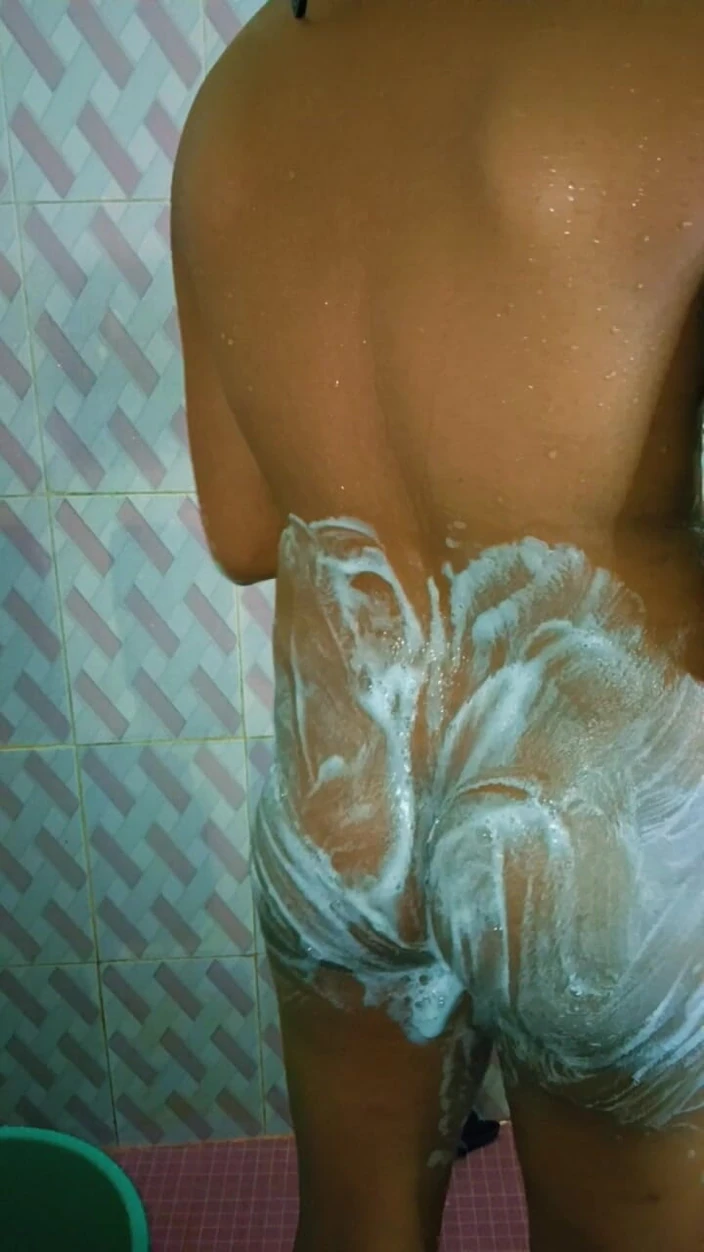 Sumi_couple_lesbian: My Stepsister in Bathroom Pussy Fingering with Boobs Press Indian...