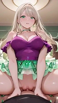 This Gorgeous Anime Beauty Can’t Get Enough - Wild Bedroom Ride Compilation.