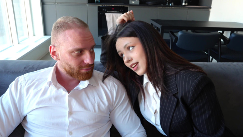 Dress off: Please! Fuck Me! Screamed Hot Secretary Before Sex! Married Boss...