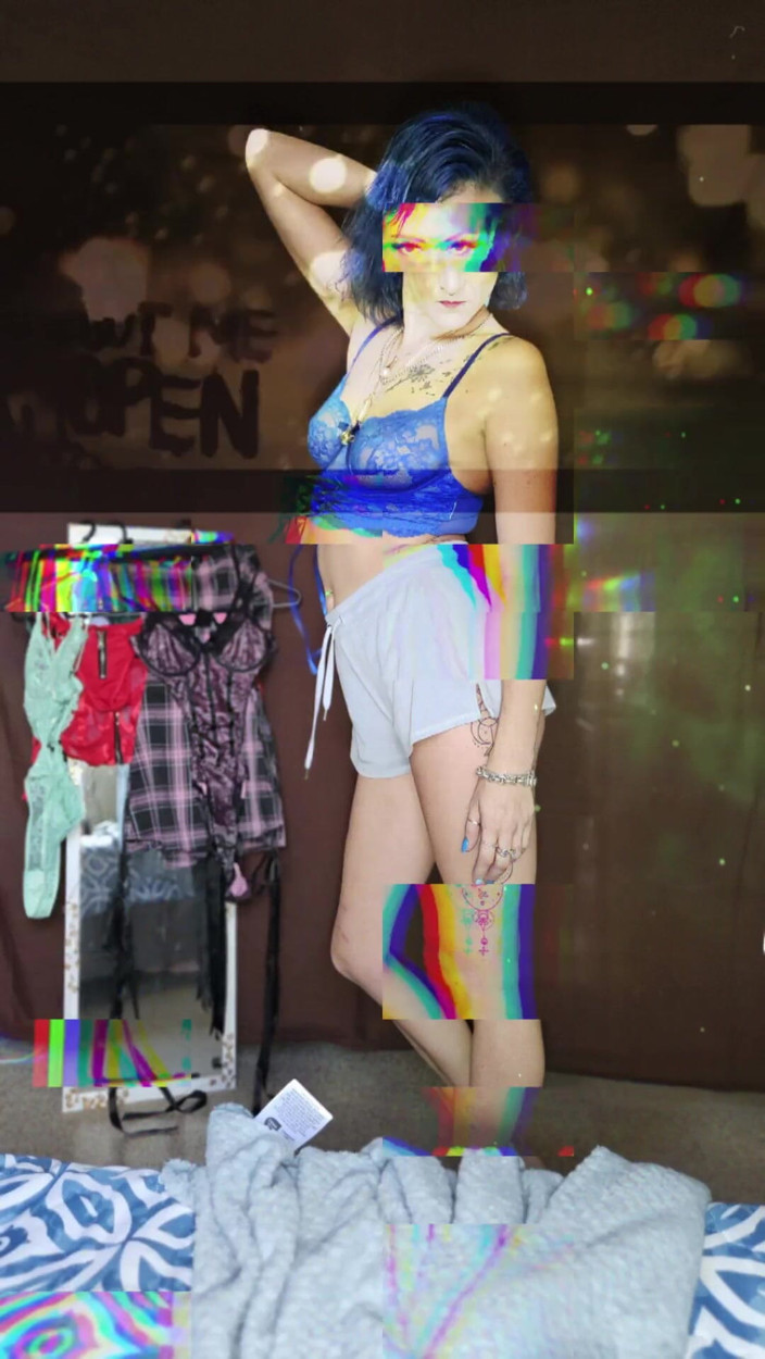 Princess Bubblegumx: Wet Dreamz &amp; Blue Hair: an Authentic Lingerie Bts