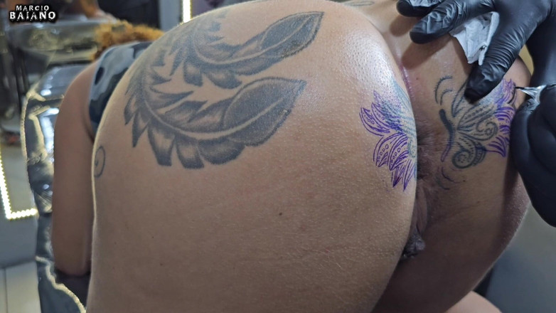 MARCIO BAIANO: Changing the Tattoo Around My Asshole It's Now Bigger Than...