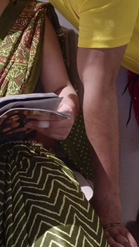 Desi Young Boy Obessed with Her Stepauntie's Boobs