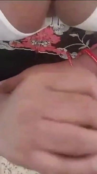 Blowjob for Office Mate Cum on Boobs