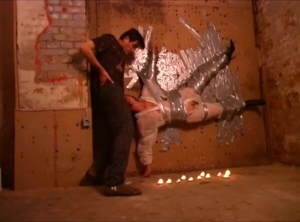Maledom Austria: Dominus Ronaldo taped his redheaded slave to the wall and...