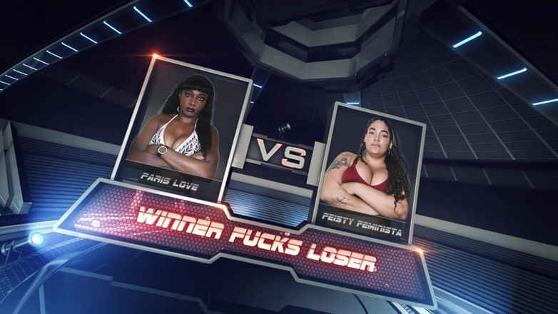 Evolved Fights Lez: Fiesty Feminista Vs Paris Love Female Wrestling