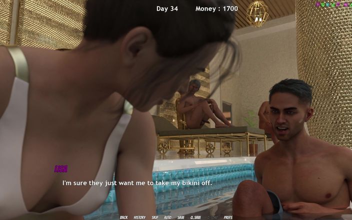 Porny Games: Penyelidikan Total Lisa! oleh Dragofinder Studio - Bertukar Pasangan di Spa...