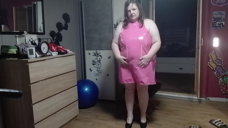 tammara big: SSBBW — новий гумовий фартух, а не під ним