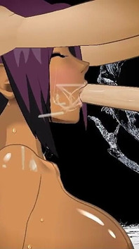 Yoruchi Enjoys a Big Cock Slowly Fucking Her Throat