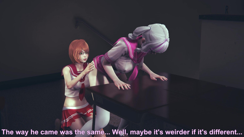Waifu club 3D: Redhead girlfriend licks pussy classmate