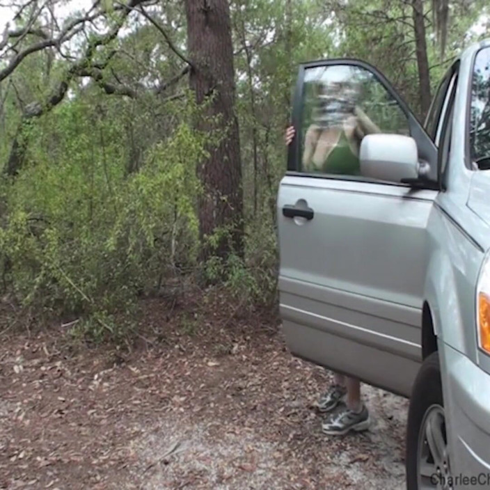 Charlee Chase: Blonde MILF Charlee Chase fucked hard outside in the woods!!