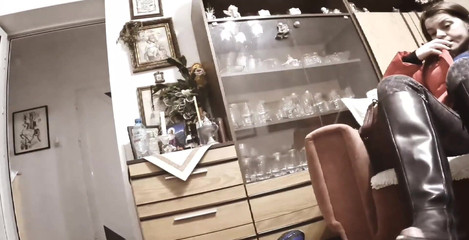 Mistressyammyboots: Kožené boty na péru otroků