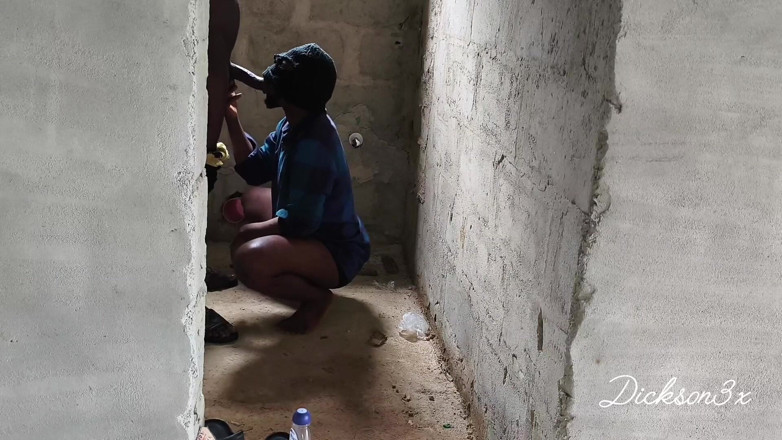 Dickass3x: Fucking Ebony Big Wasit Bussy Inside the Toilet of an...