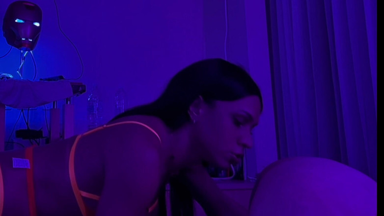 Bianca Herrera: Transvestite with a Big Dick Fucking a Passive Guy