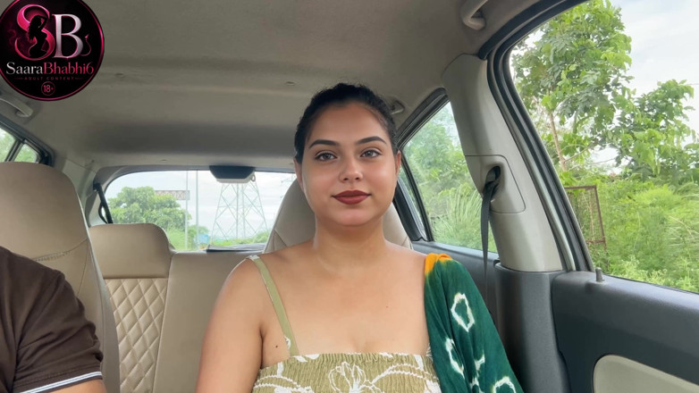 Saarabhabhi6: Doggystyle Handjob for Friend in Car Outdoors - Risky Sex Hindi...