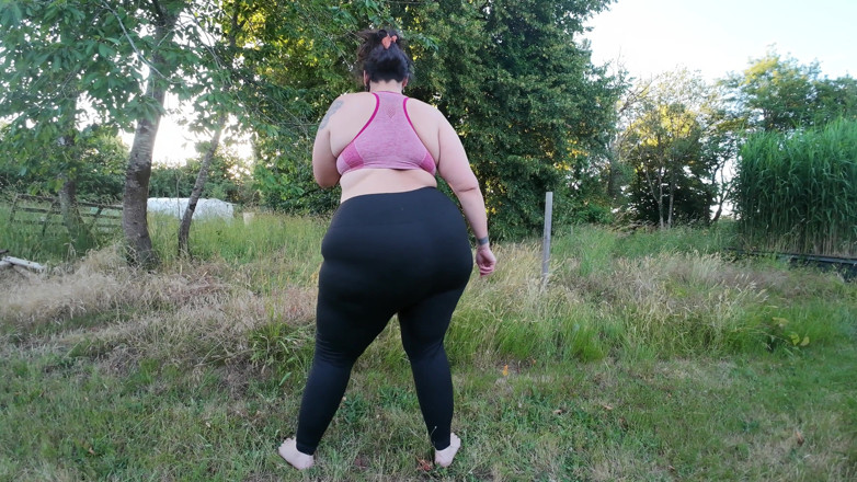 BBWorking: Carry &amp; Reward 5 - Strong BBW Wife Undresses and Carries Her Slim...