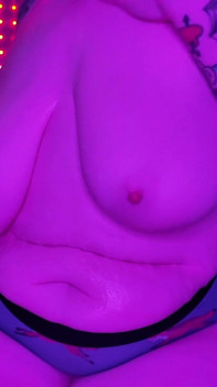 Big Tits Oiled & Stickered