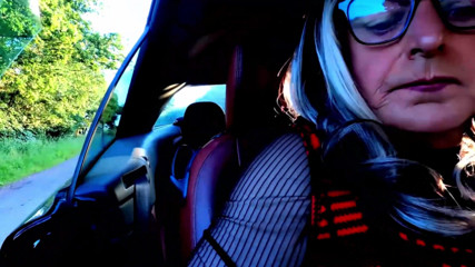 Kellycd2022: Amateur crossdresser kellycd2022 evening drive