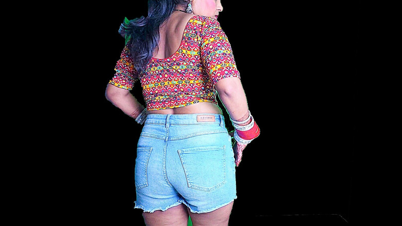 Kajal_pro: 口の中に精液が入ったクレイジーなクローズアップ官能的なフェラチオ、Karwachauthの夜の前に離婚したBhabhi