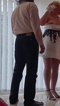 Romantický večer s přítelkyní před webovou kamerou
